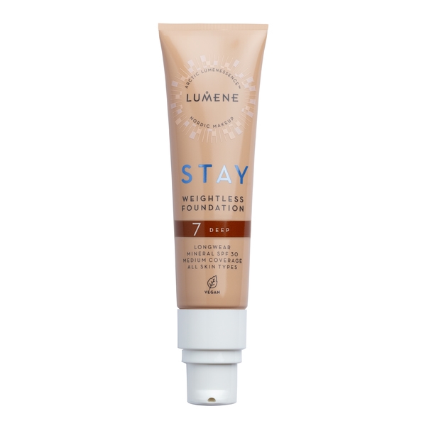 Lumene Stay Weightless Foundation SPF30 7 Deep 30 ml
